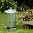 Incinerator galvanised round incinerator