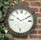 Slate effect clock