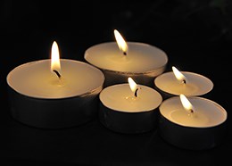 9 large tealights
