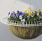 Wide hanging basket